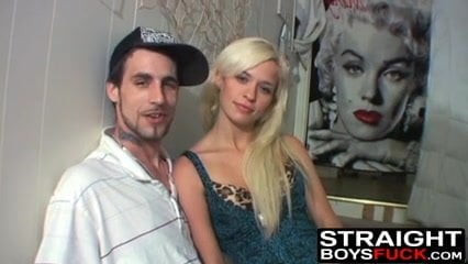 Inked stud receives cowgirl treatment from handjobbing minx