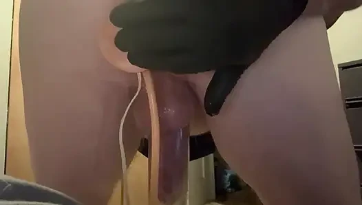 Şişme göt tıkacı ilk kez kullanıyor
