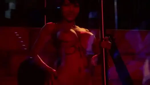 Hot stripper with huge boobs satisfies customer with a good fuck