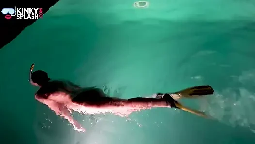Naked Snorkel Night Slut Underwater Play