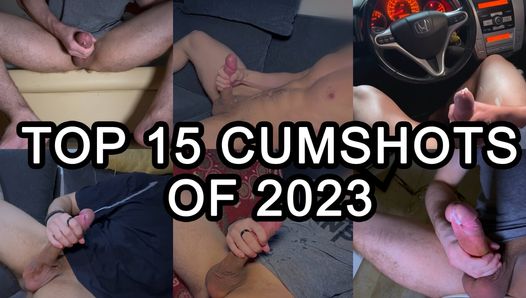 TOP 15 CUMSHOTS VAN 2023 (mega-COMPILATIE)