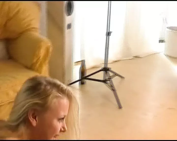 Stockinghead Blonde German doll rides big dick like a pro