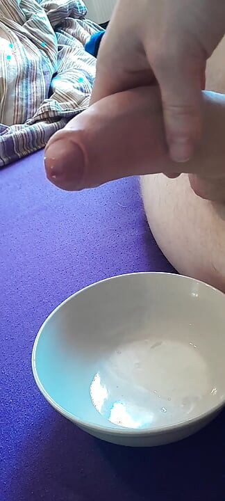 Young Ginger uncut dick ruined cum floating