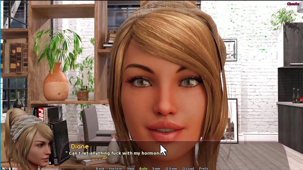 Haley Story #7 - 침대에서 자지에 거절할 수 없는 Haley... 거실에서 요하네스를 따먹는 다이앤