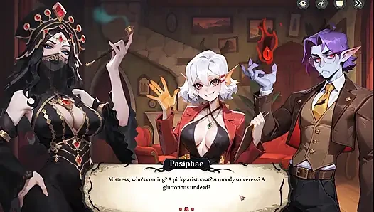 Hotel Tales SPOOKY HENTAI Game Ep.5 GHOST bartender is TEASING COWGIRL style !