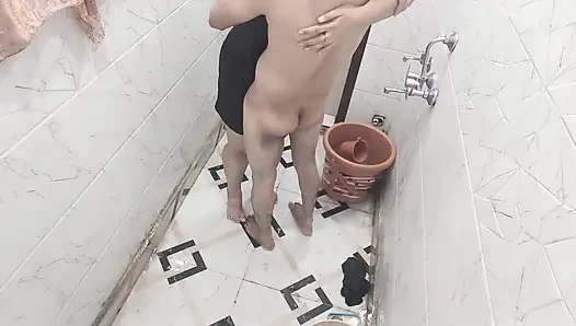 Bhabhi Ji Ne Shower Mein Mera Lund Pakad Liya  Bathroom Fuck Hindi Audio