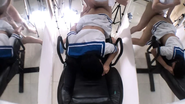 Tight hot ass schoolbabe girl getting hard fucked and hot cum inside ass in the school office cheating with her teacher