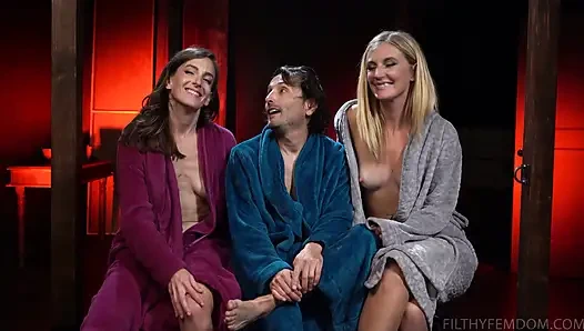 Mona Wales, Mickey Mod, Kino Payne, Elise Graves'in Yer Aldığı Toplu Çekim Öncesi Ve Sonrası Röportajı