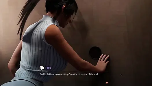 Croft adventures, game parodi hentai ep.5 lara lagi nyari gloryhole ukuran raksasa pria kulit hitam di toilet perpustakaan!