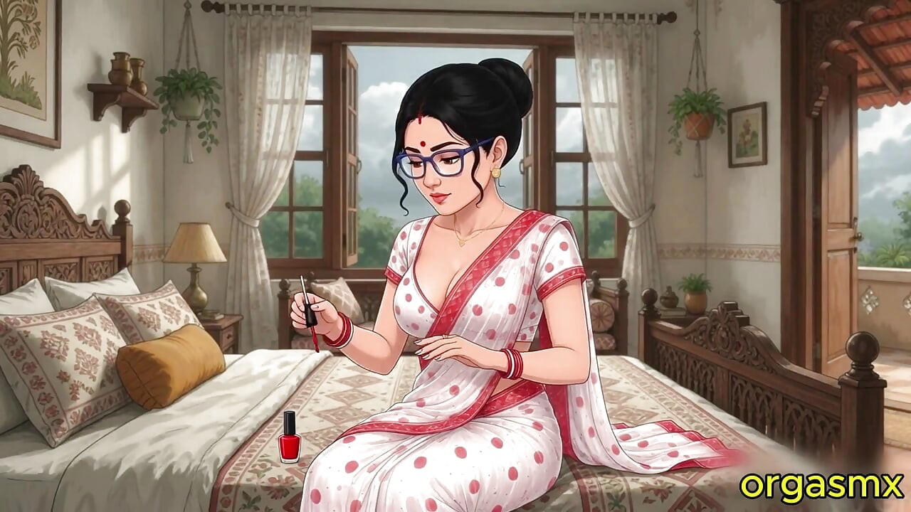 Desi Mallu Village Dona de casa com Survent - MILF Story