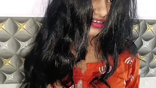 Echtes indisches mädchen SUDIPTA fußfetisch handjob & blowjob-session
