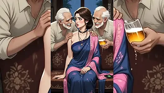 INDIAN slutty Babes Degraded & Ravaged by Ugly Fat Dirty Old Men IN THE BUS – Part 1