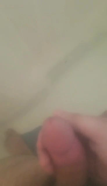 Stroking it in the shower