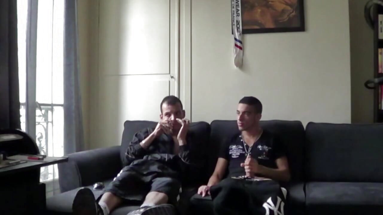 Scally submissed to sneaker of sexy young Arab