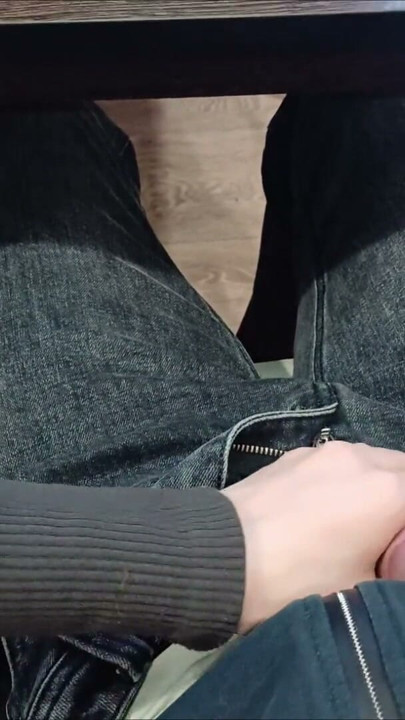 jerked off a classmate's dick during a lecture | Clip 1