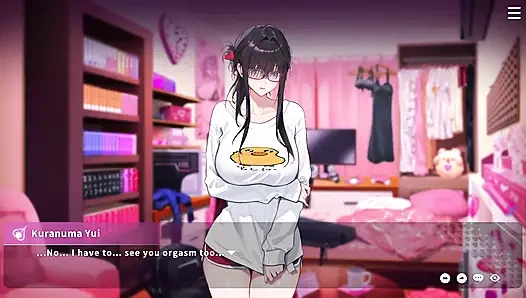 4 V-Lover Yui Rubs It In. Our MC walks in and sees Yui masturbating!