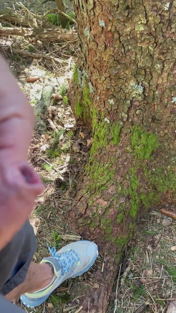 Pissing in the wood