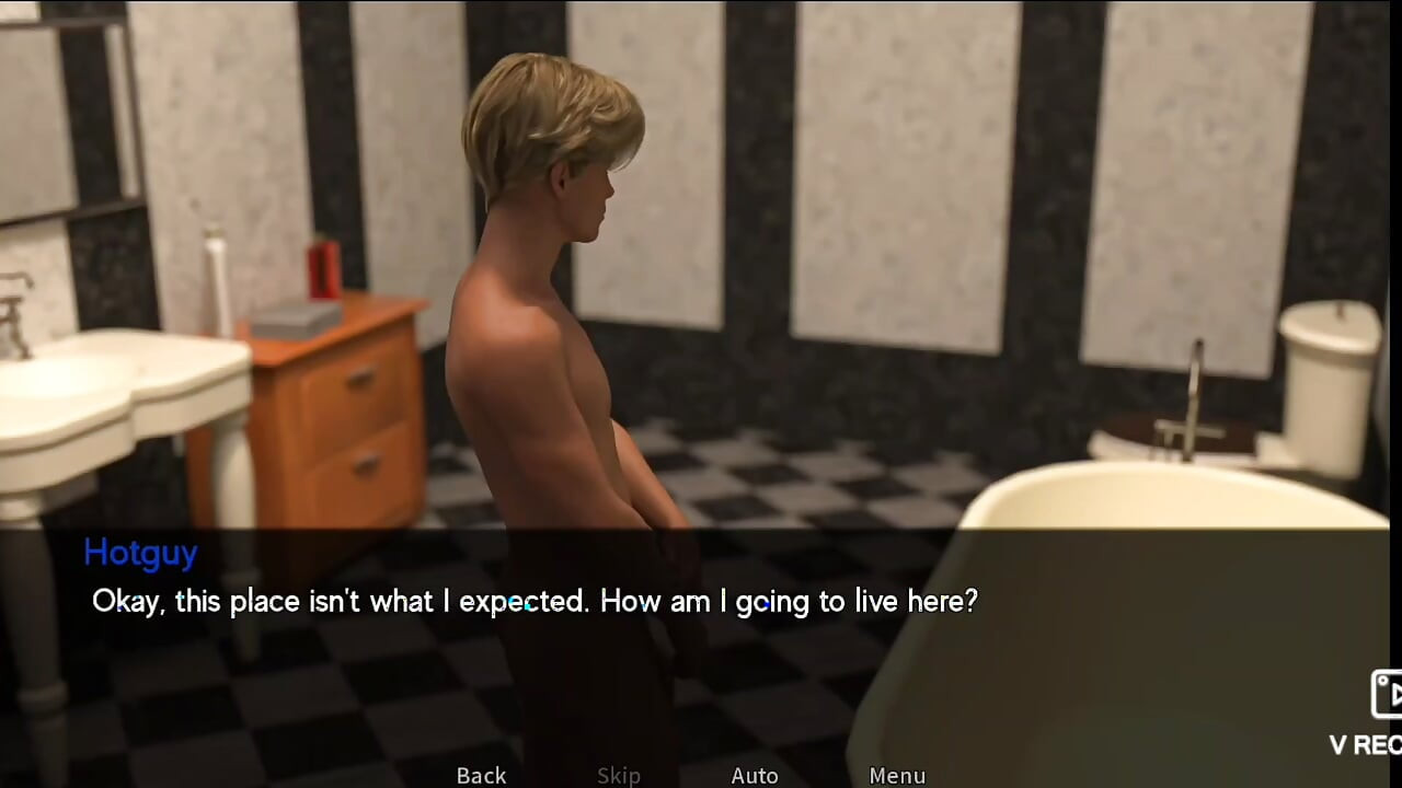 Stiff hottie manly fucks his shy guest.