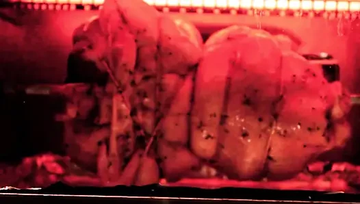 Мясной массаж, мясо на два смычка в моем рту