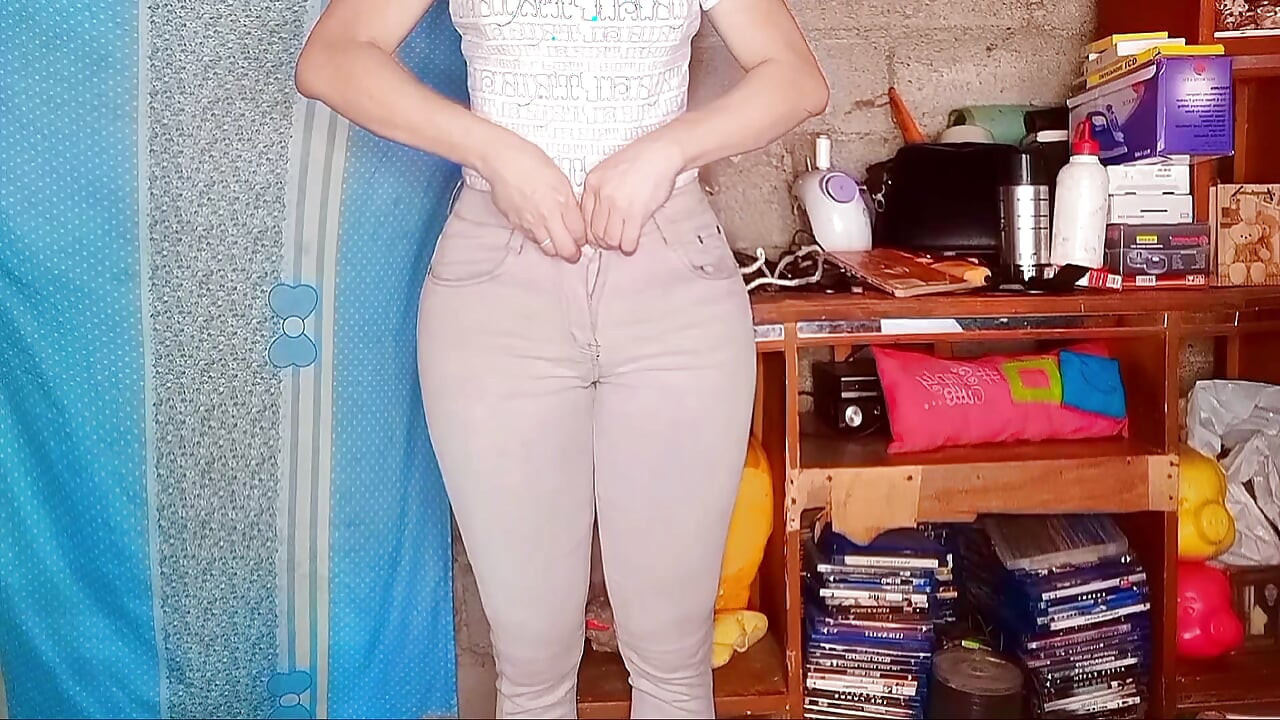 Pissing herself at Home after hardwork