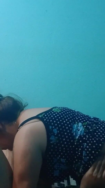 Captivating moment from "We made a 69 with the camera sideways"