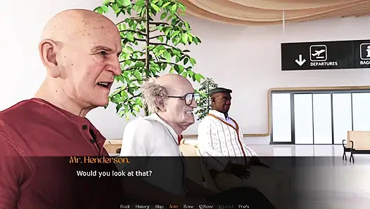 Sexy Young Big Tits Blonde Fucked by Several Ugly Oldmen