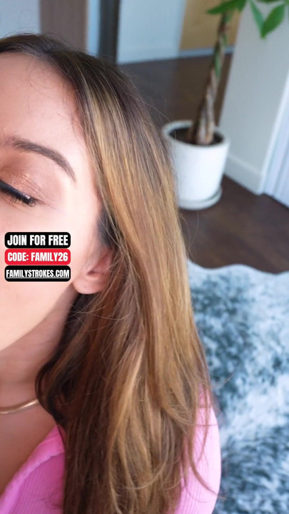 Stepdad Cuts Nicole Off - She Cuts the Argument Short With a BJ
