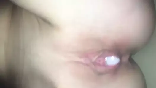 Hotwife creampie - Texted to husband