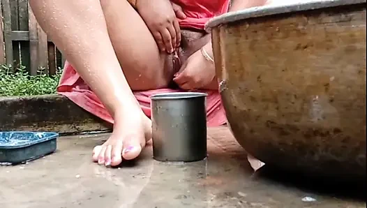 Sexy Sister-in-law bathing and fucked neighbour boyfriend
