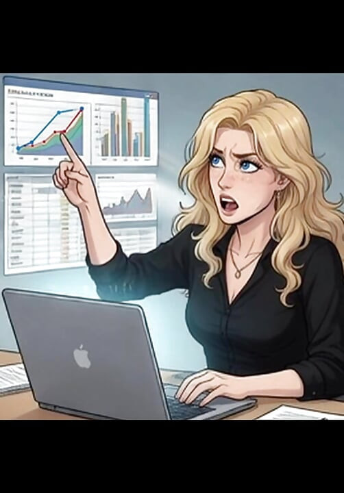Spicy Cassandra has fun inside office
