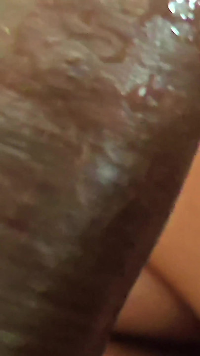 Black man playing the try not cum challenge with his wife sucking on his cock, failed and ended up cumming inside her mouth | Clip 1