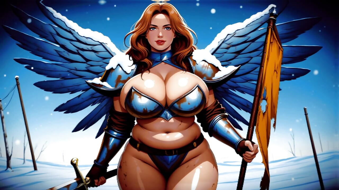 Ai, vollbusige krieger-schätzchen