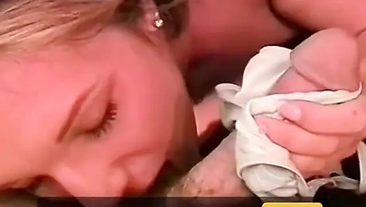 Belinda Blue Sucks and Jerks a Good Dick