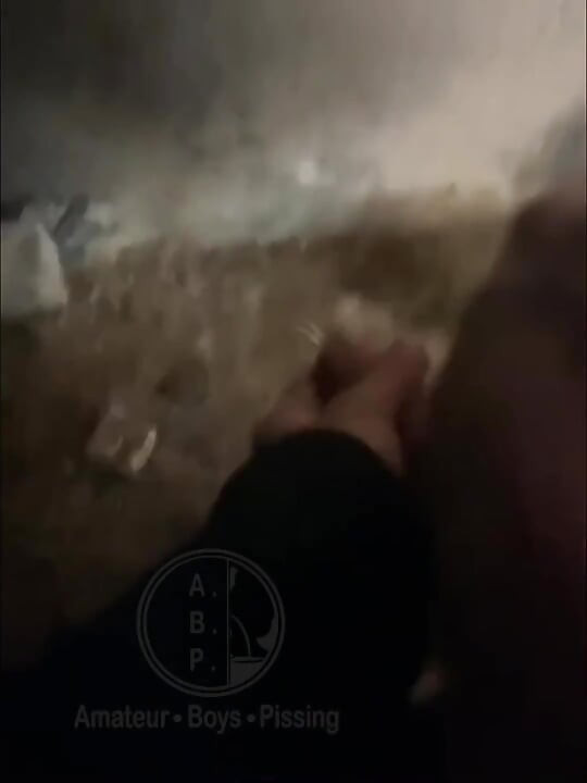 Compilation of Amateur Boys Pissing in the Street