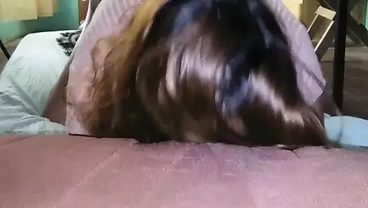 Recording with My Cell Phone with My Girlfriend in a Pink Dress