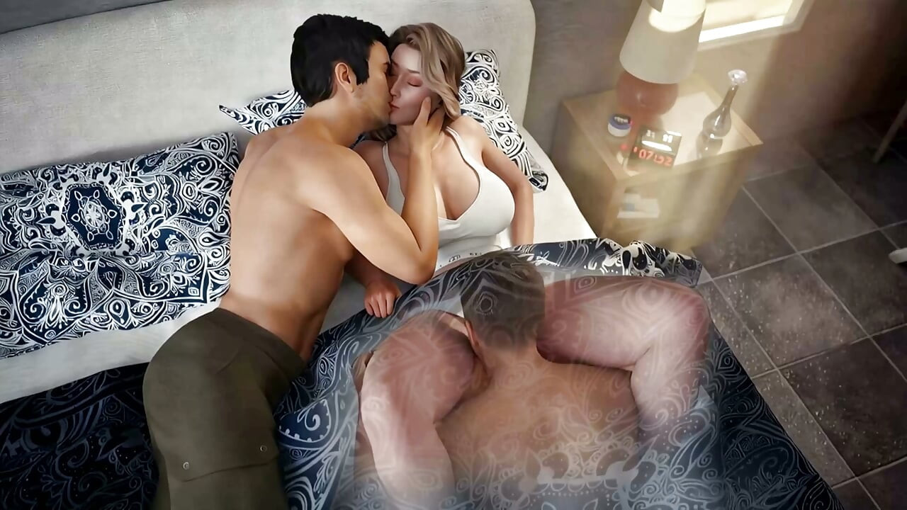 Awam Spice up Edition - Sophia slickade sperma som fortfarande lämnades på hennes hand efter att ha gett Dylan en avrunkning precis bakom Liams rygg