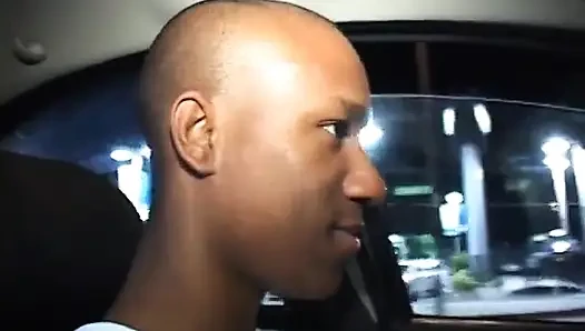 Black dude picks big booty ebony girl with wide hips on the street