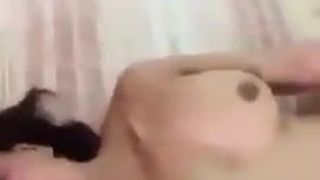 Indian girl fucking his pussy by carrot