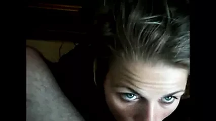 Sexiest blonde lesbian sucking her first cock