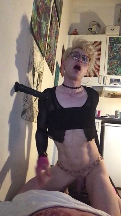 Sissy whore Jes love exposure! | Clip 1