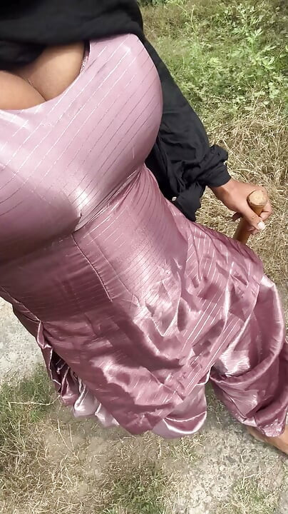 shiny silky satin suit salwar cross dresser indian bhabhi big tits