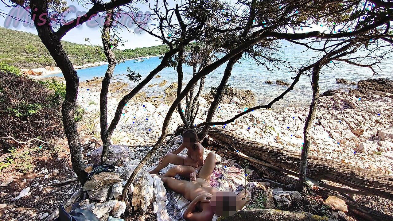 Ich berühre den schwanz eines fremden an einem ÖFFENTLICHEN STRAND in KROATIEN vor jedem (REAL) # 2