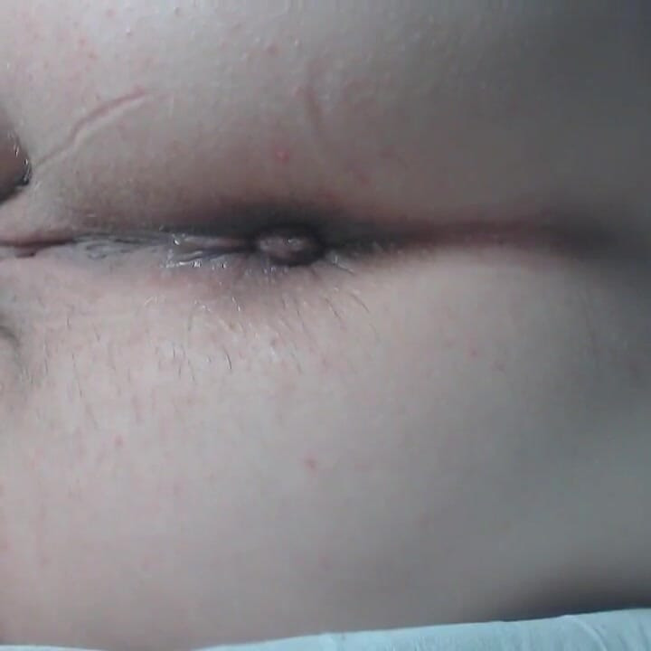 Pregnant Anal with Beads and