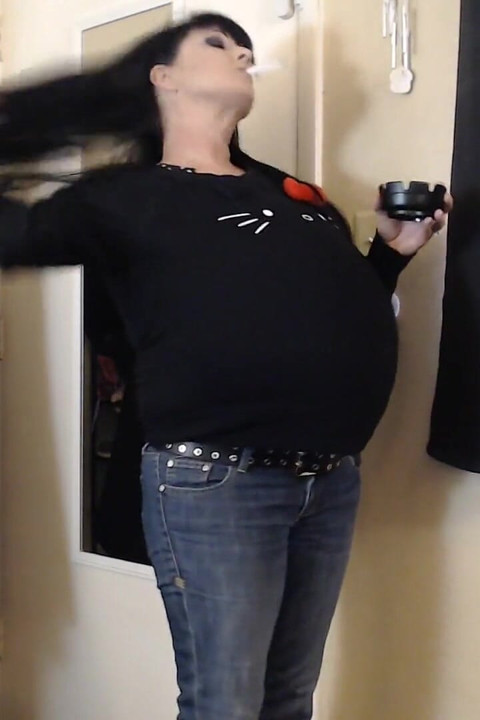 Sneaky Pregnant Smoker