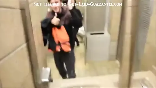 Fucking in the public washroom