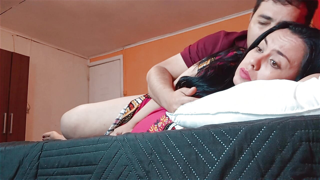 Hot Indian Desi Stepmom - Stepson covers my mouth and fucks me