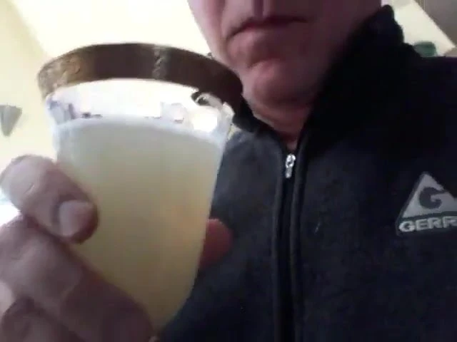 Glass full of sperm!
