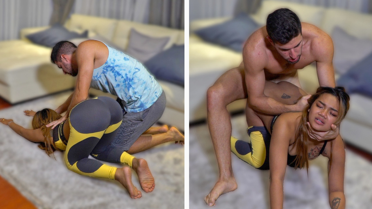 Sexy thai teen yoga student mendapat kacau oleh gurunya
