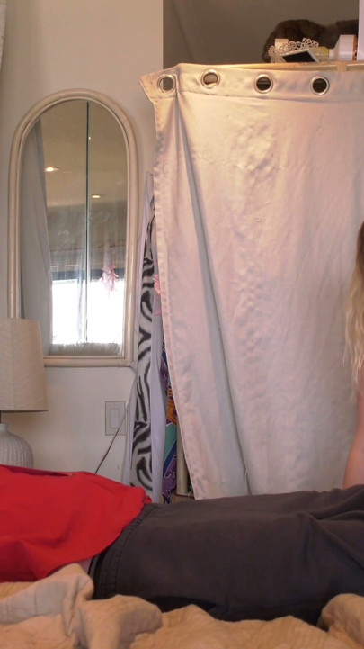Stepdaughter begs stepdad to let her suck his dick | Clip 1