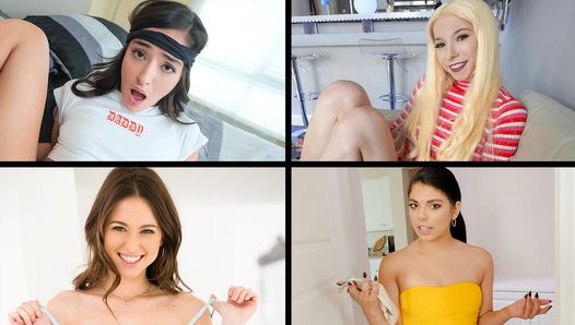 La compilación de estrellas porno adolescentes más hermosas con Kenzie Reeves, Riley Reid y más - teamskeet
